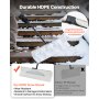 VEVOR Pala da Neve da 76,2 cm con Impugnatura Ergonomica, Pale Invernali con Manico Segmentato, Striscia con Bordo in Metallo, Strumento Portatile per Rimozione della Neve per Vialetti, Giardino