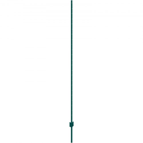 Pali Per Recinzione In Acciaio | Confezione Da 10 | 152.4 Cm | Verde | Per Esterni