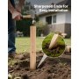 VEVOR Pali in Legno per Recinzione, Picchetti da Giardino in Legno di Abete con Punta Affilata, 12,7 x 38,1 x 914,4 mm, Pali di Recinzione Segnaletici per Confini di Cortili, 25 Pezzi