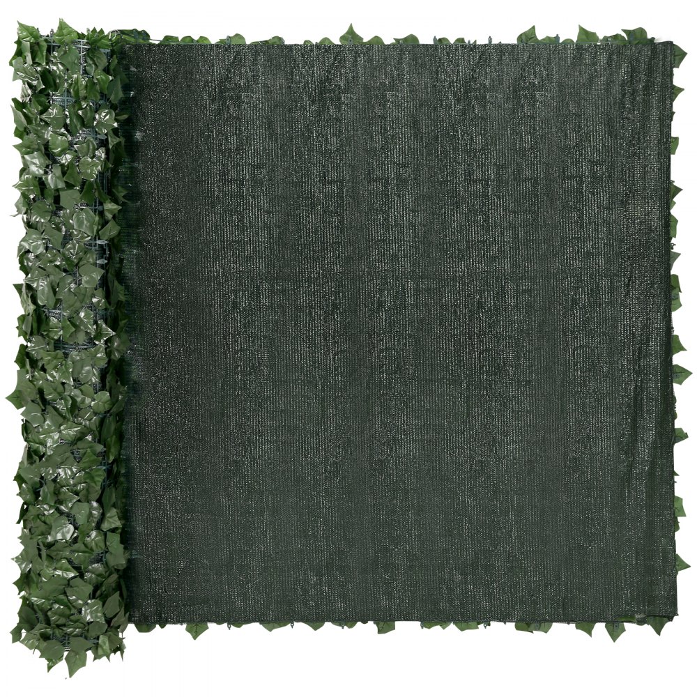 VEVOR Recinzione per la Privacy Foglie d'Edera 300x150cm Schermo Parete Verde Artificiale, Recinzione dell'Edera con Supporto a Rete, Siepi Finte Decorazione a Foglia per Giardino, Cortile, Balcone