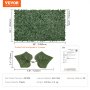 VEVOR Recinzione per Privacy Foglie d'Edera 249x150 cm, Recinzione da Parete di Prato Artificiale, Recinzione per l'Edera Verde con Supporto a Rete, Siepi Finte Decorazione Giardino Cortile Balcone