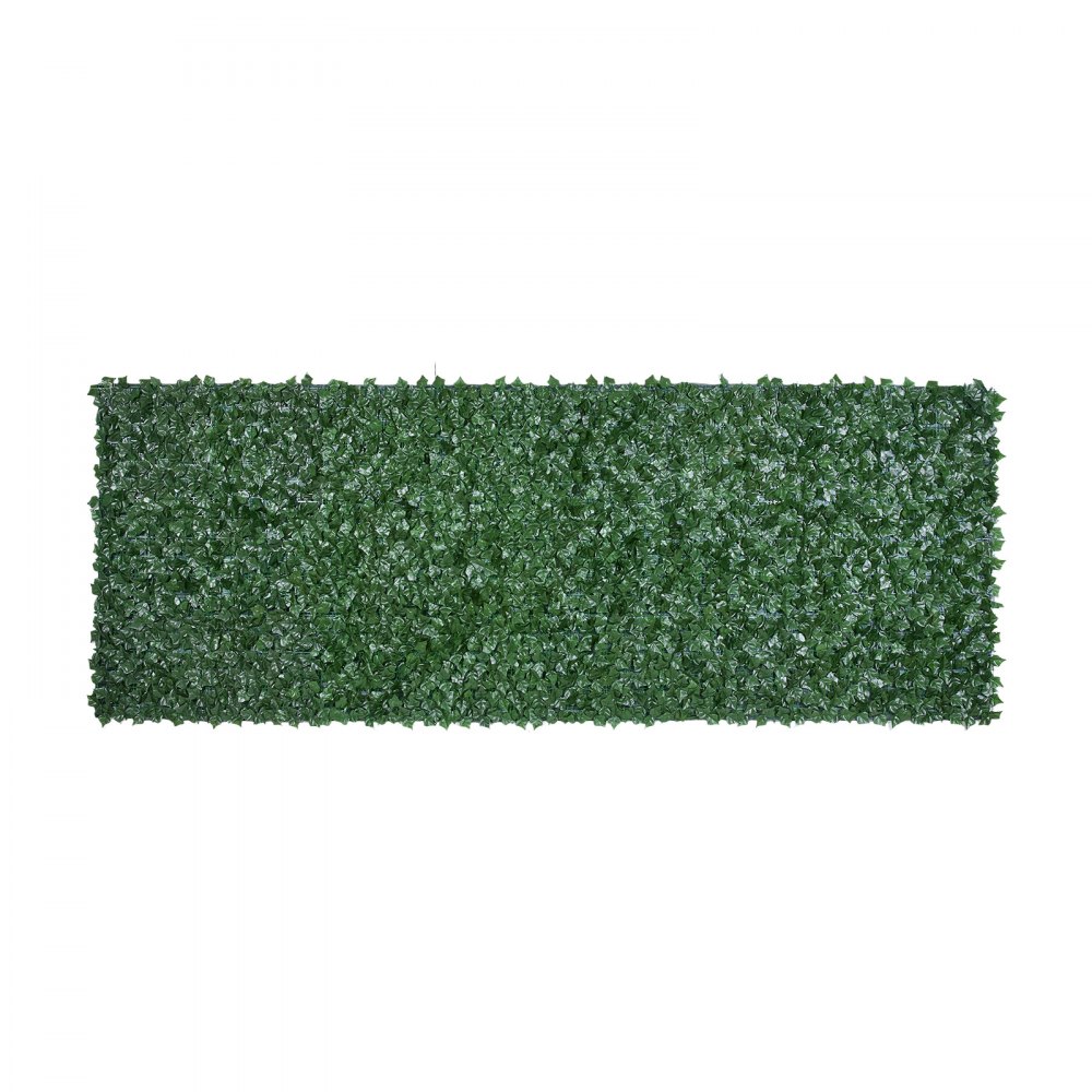 VEVOR Recinto per privacy edera 2440 x 1830 mm, Recinto per privacy foglie artificiale collegamento rinforzato, Siepe artificiale foglie decorazione per giardino, cortile, balcone terrazza