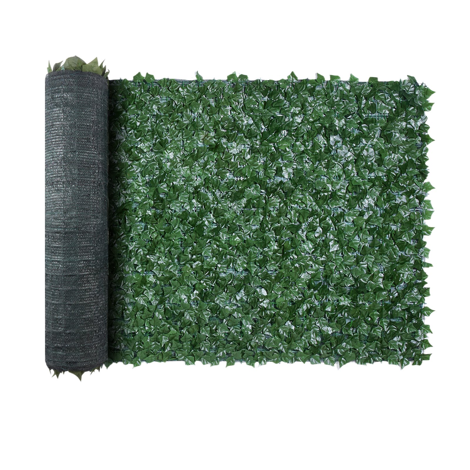 VEVOR Recinto per privacy edera 2440 x 1830 mm, Recinto per privacy foglie artificiale collegamento rinforzato, Siepe artificiale foglie decorazione per giardino, cortile, balcone terrazza