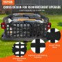 VEVOR Rete per Portellone Posteriore,  1380 x 470 mm, Rete per Carichi Pesanti per Cassone di Camion con 4 Cinghie Telescopiche Regolabili, Rinforzato Incrociato Adatta per Pick-up Camion Jeep SUV