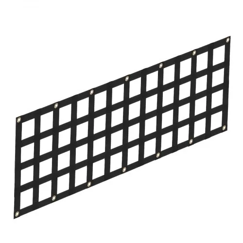 Rete Da Carico Per Auto 127x106 Cm Con 4 Cinghie | Rete Bagagliaio Resistente Fino A 500 Kg Per SUV, Pick-up E Rimorchi, Nera