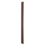 VEVOR Pannelli Acustici a Doghe in Legno Teak Scuro, 8 Pezzi Pannelli Parete in Legno WPC con Accento per Pareti, Pannelli da Parete  in Finto per Decorazioni e Ridurre Rumore, 2450 x 166 x 9 mm