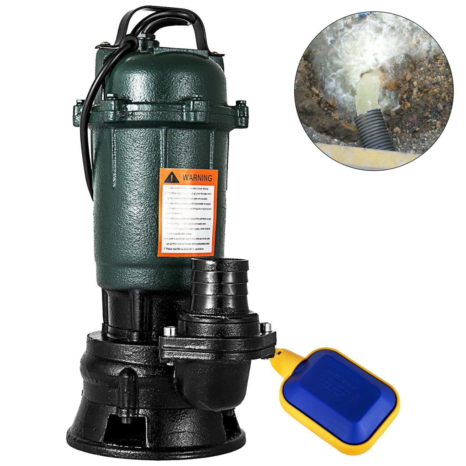 Pompa Sommergibile Ad Alta Pressione Per Pozzi D'acqua Pompa Per Acque Reflue