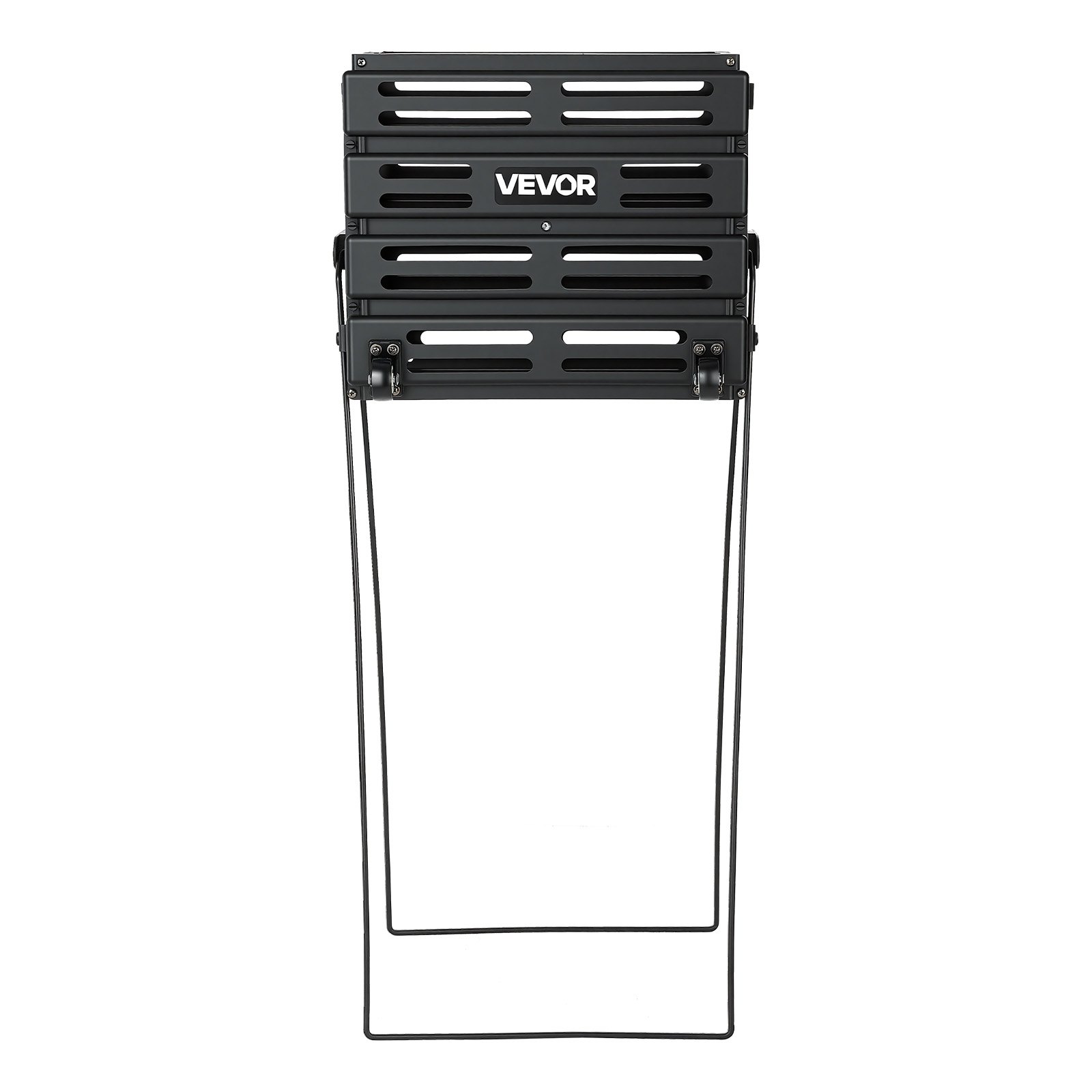 VEVOR Carrello Porta Palline da Tennis 2 in 1 con Cestello, Capacità 80 Palline, con Ruote Scorrevoli e Struttura Resistente, Facile da Spostare, Contenitore Portatile per Allenamento e Pickleball