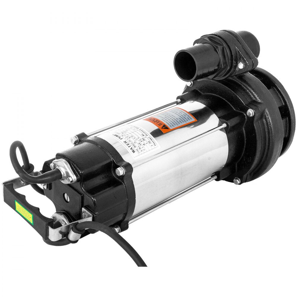 Pompa Sommersa 2hp Elettropompa Acciaio Inox 1500w Per Fogna Acque Sporche 22m