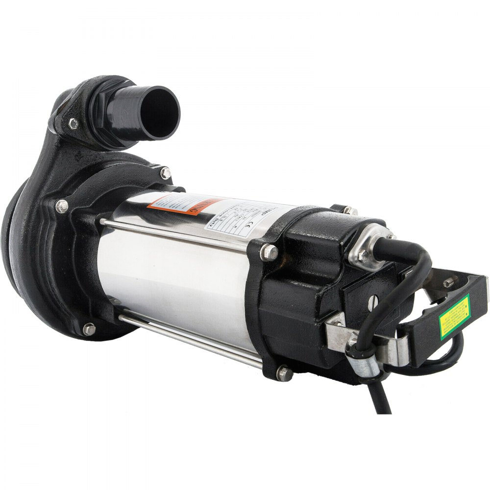 Pompa Sommersa Elettropompa 49' Acciaio Inox 2200w Per Fogna Acque Sporche 26m