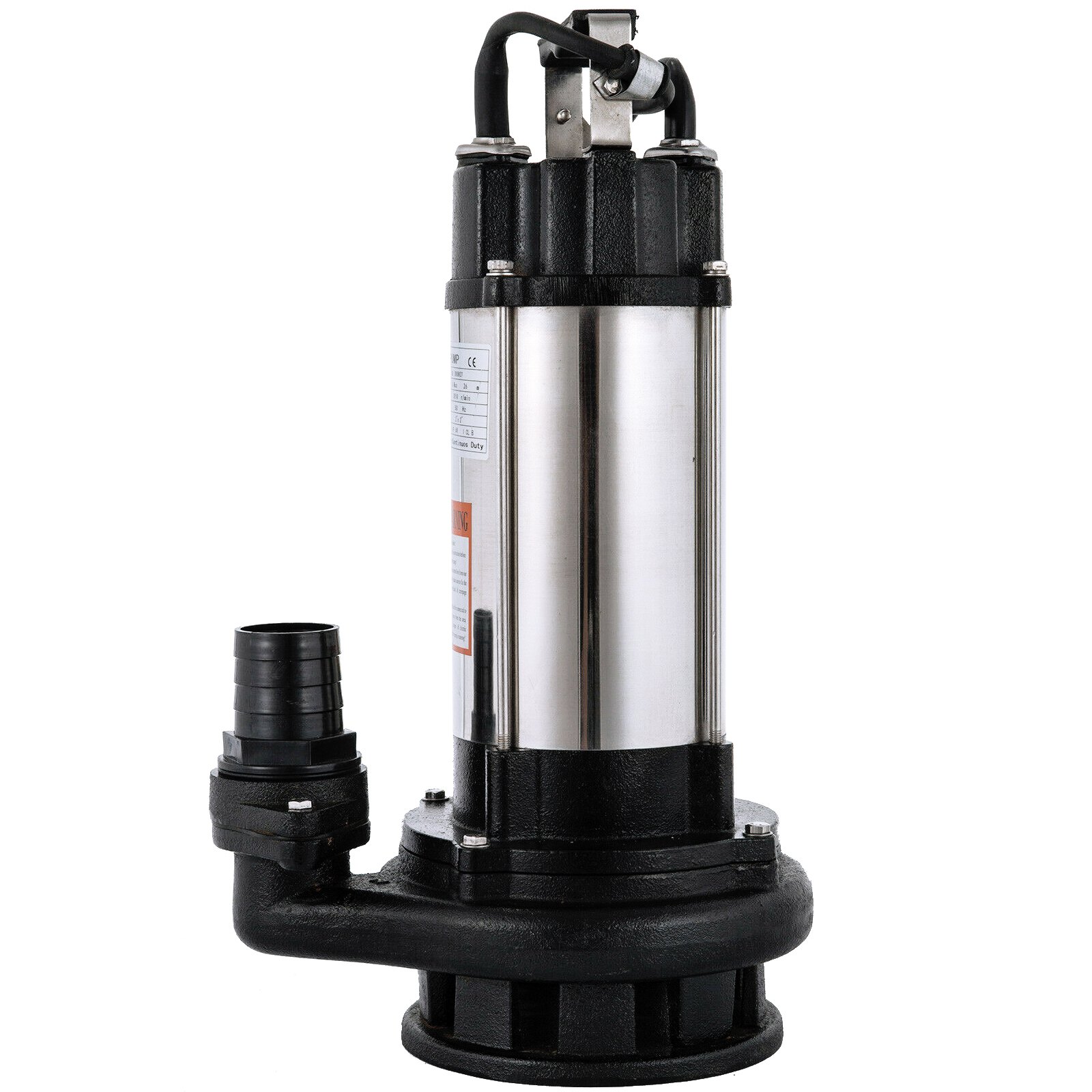 Pompa Sommersa Elettropompa 49' Acciaio Inox 2200w Per Fogna Acque Sporche 26m