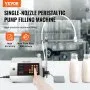 VEVOR Riempitrice Liquidi Capacità di Pesatura 5-650 mL, Riempitrice Liquidi Automatica per Bottiglie Controllo Digitale, Riempitrice da Banco con Pompa Peristaltica Acqua Latte Vino Bevande Shampoo