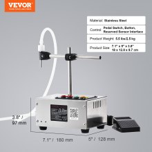 Riempitrice automatica per liquidi VEVOR Riempitrice per bottiglie a controllo digitale 10-4000 ml