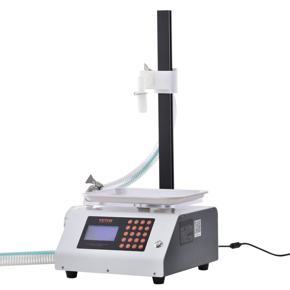 VEVOR Riempitrice per Liquidi Capacità Pesatura 5-5000g, Riempitrice Liquidi Automatica per Bottiglie Controllo Digitale, Riempitrice da Banco con Pompa Peristaltica Liquido ad alta Viscosità