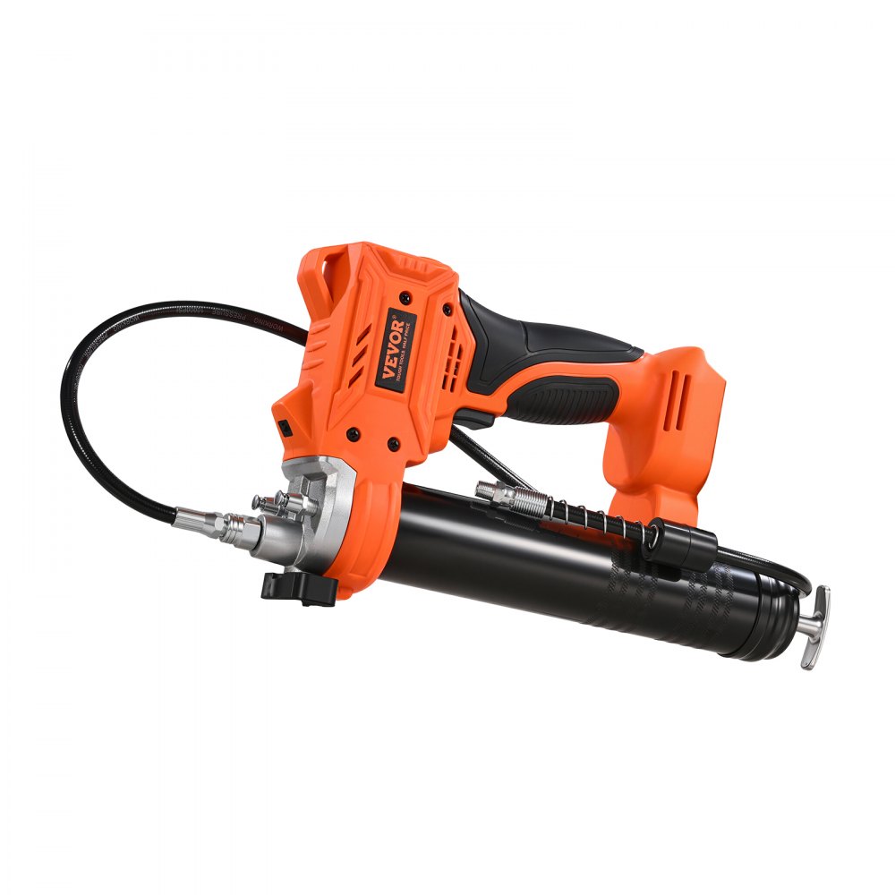 VEVOR Cordless Grease Gun, max. 55 MPa, with LED light and hose, 20V battery operated, compatible with 18V Makita batteries, for lubricating vehicles or machines (Tool only, battery not included)