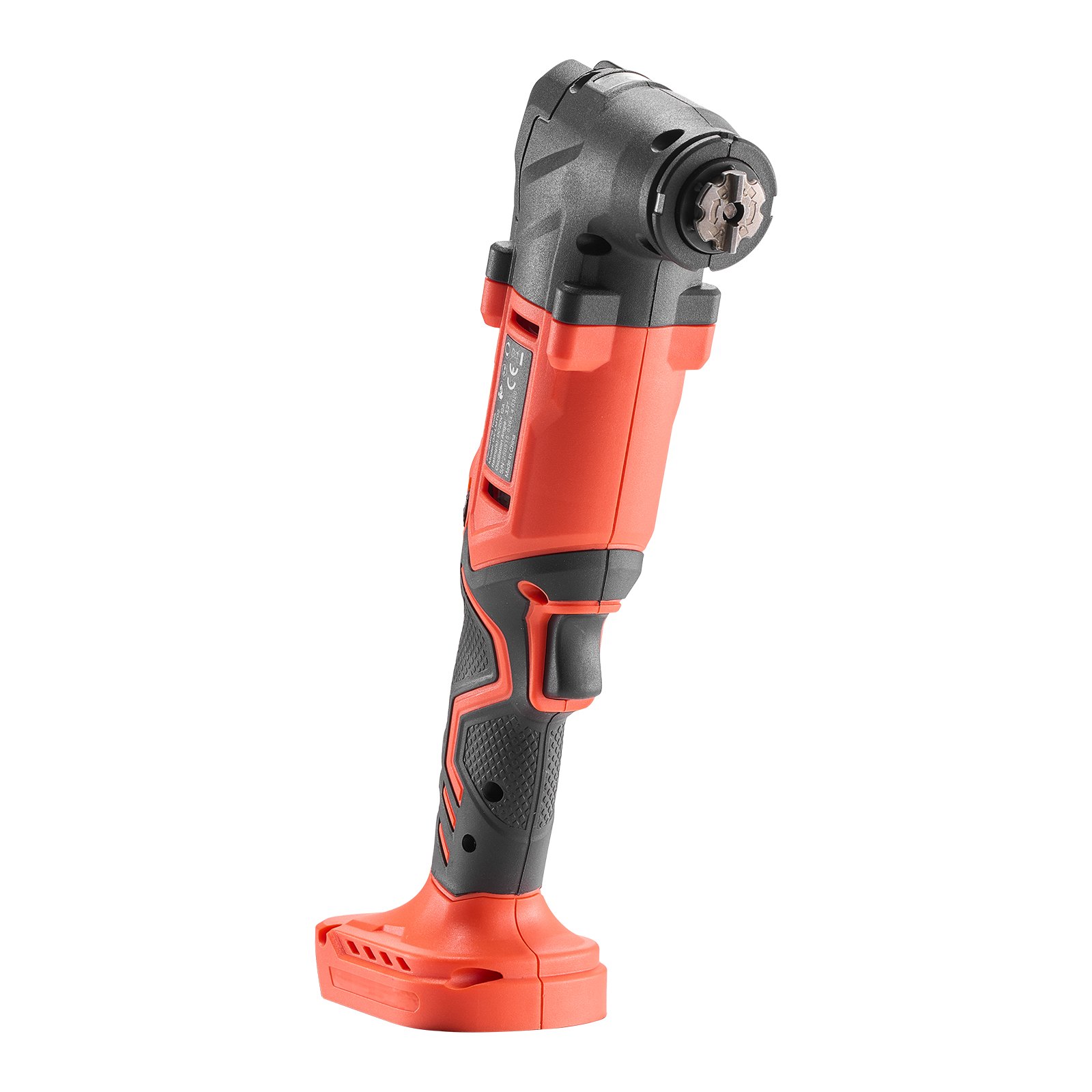 VEVOR Cordless Oscillating Tool, 20V Multitool Oscillating Tool with 6 Variable Speeds 8500 - 17000 OPM, 3.2° Oscillating Angle, 8PCS Saw Accessories & LED Work Light (Battery Pack Not Included)