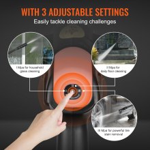 VEVOR Idropulitrice Portatile Senza Fili, Idropulitrice Autolavaggio da 652 PSI 1,1 GPM, Idropulitrice Portatile ad Alta Pressione con Batteria da 4,0 Ah, Pulitrice Portatile Accessori con Valigetta
