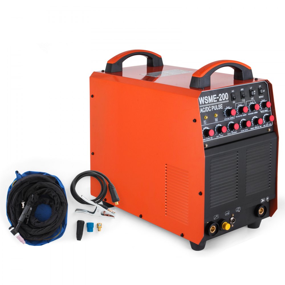 Saldatrice Inverter Tig Wig 200 Ac/dc Pulse Tig Mma Alluminio Saldatura Igbt