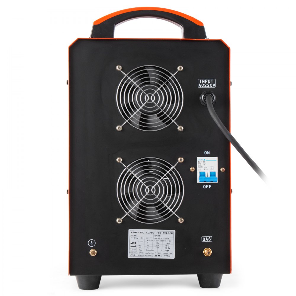 Saldatrice Inverter Tig Wig 200 Ac/dc Pulse Tig Mma Alluminio Saldatura Igbt