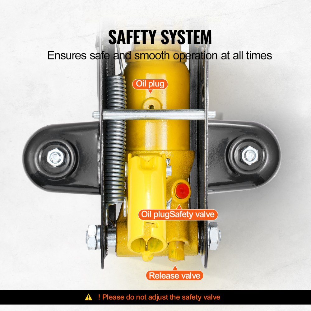 VEVOR Cric da Pavimento a Basso Profilo 1,5 T Cric Idraulico per Auto in Ferro per Impieghi Gravosi, Pompa a Sollevamento Rapido a Pistone Singolo, Intervallo di Sollevamento in Altezza 120 a 307 mm
