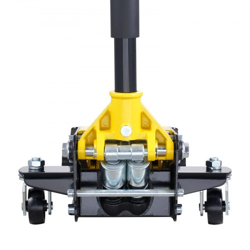 VEVOR Cric Da Pavimento A Basso Profilo 3T – Idraulico In Alluminio Per Auto E SUV, Altezza 93-465 Mm, Pompa A Doppio Pistone Per Sollevamento Rapido