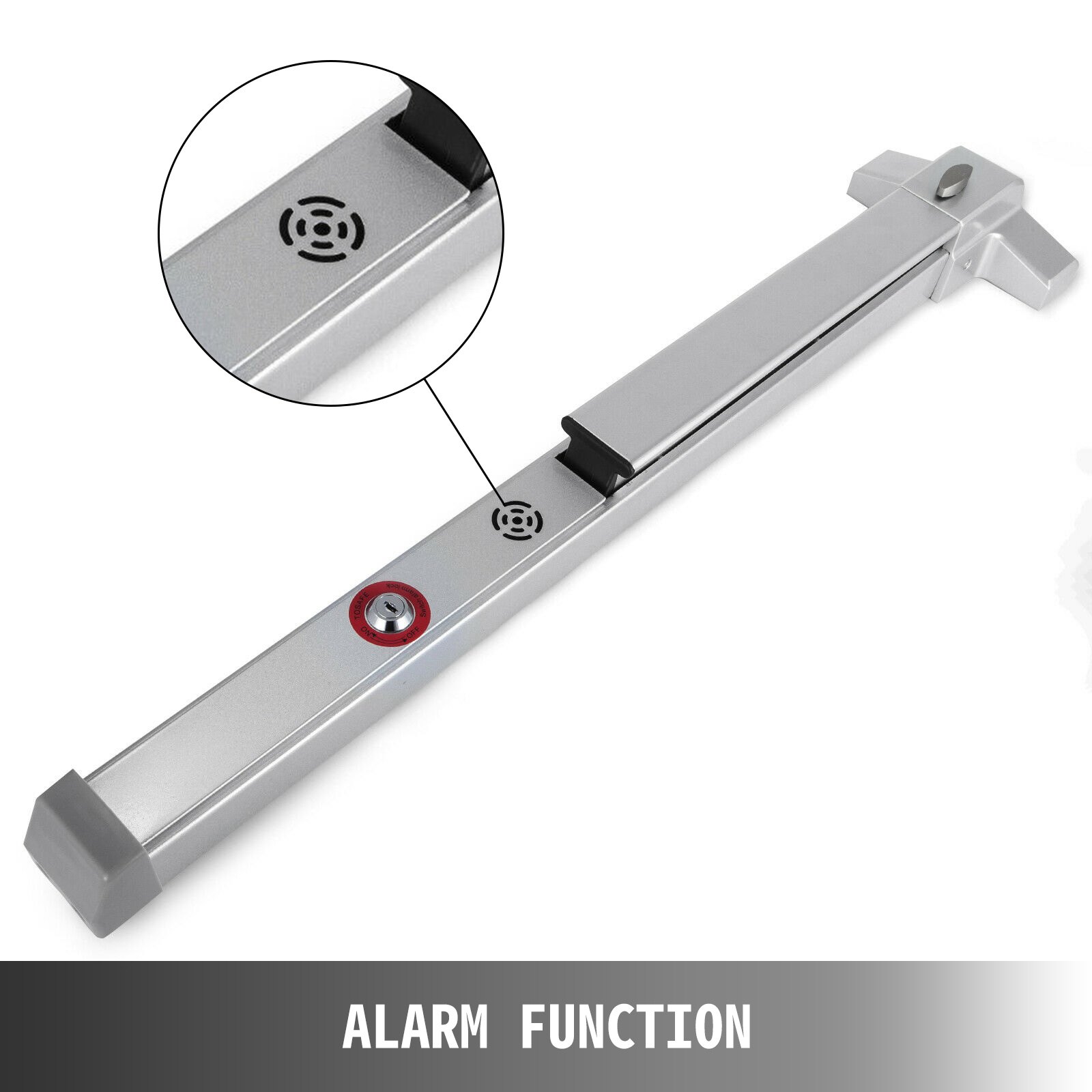 28-36 Push Bar Panico Porta Serratura Con Allarme Sicuro Verticali Affari