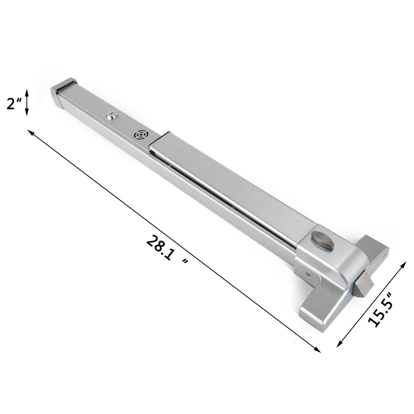 28-36 Push Bar Panico Porta Serratura Con Allarme Sicuro Verticali Affari