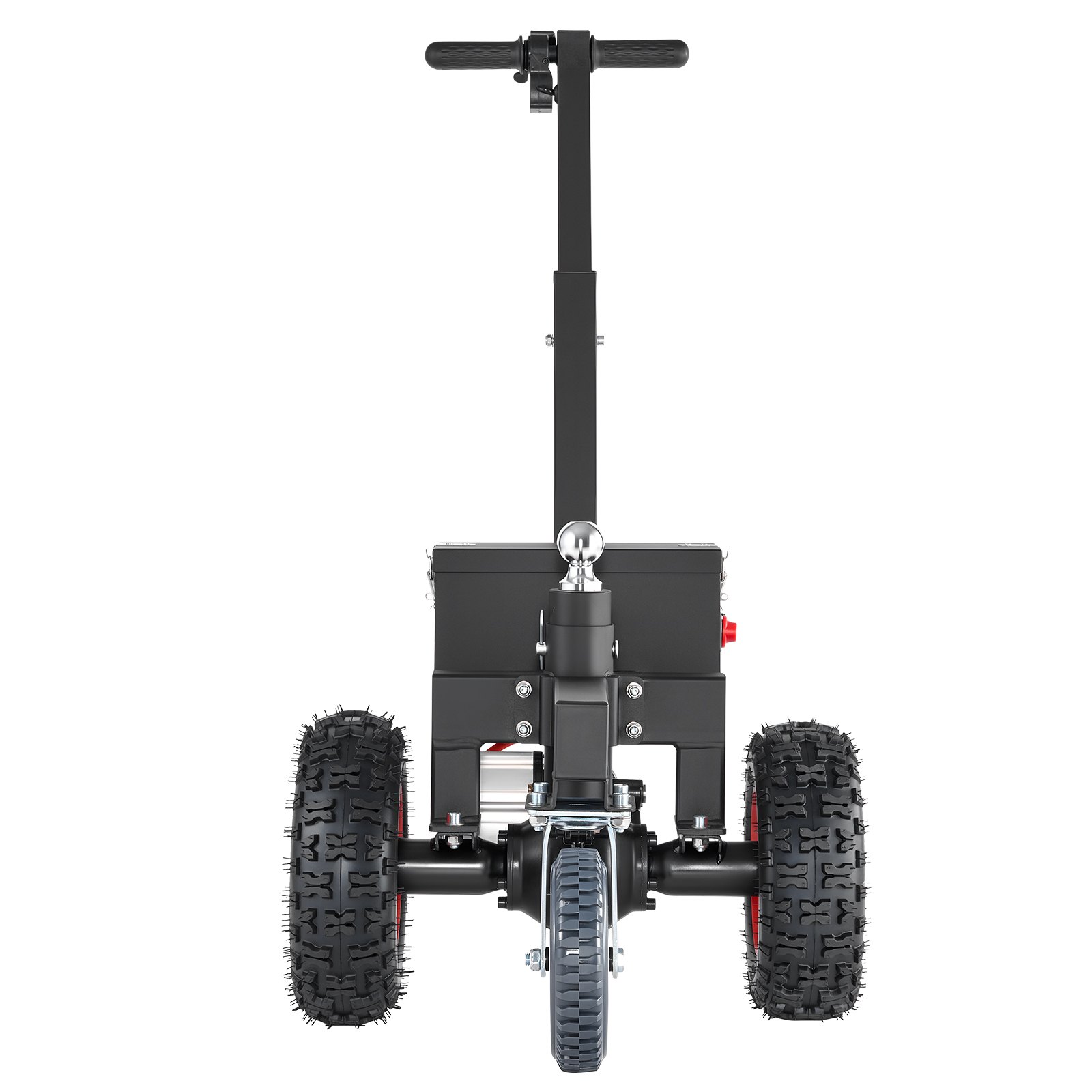 VEVOR Carrello Elettrico per Rimorchio 24 V 200 W, Carico Sfera Max. 272 kg, Carrello Spostamento Rimorchio Fino a 1633 kg, Adattatori per Sfera da 47,6 e 50,8 mm Regolabile per Camper Barche Canoe