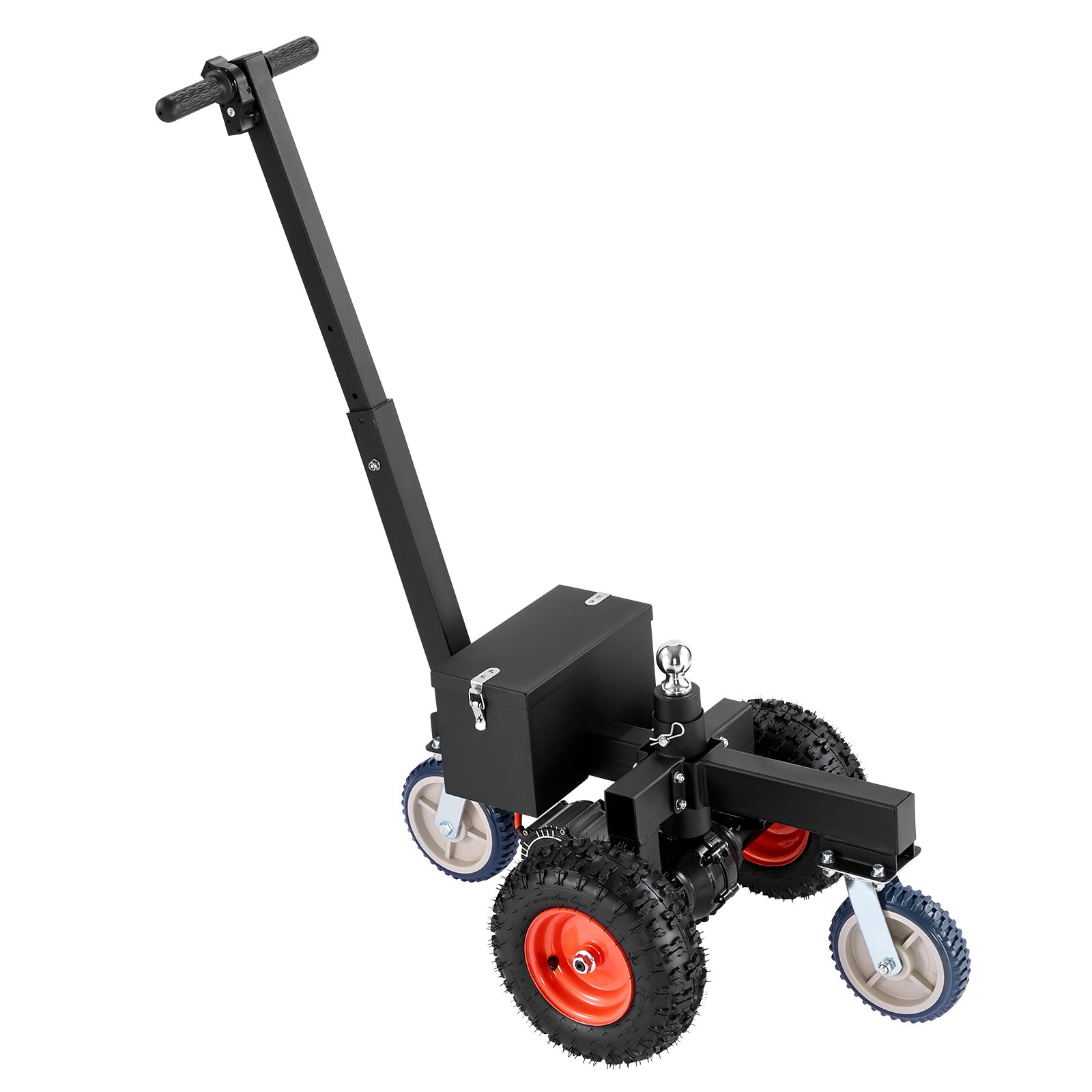 VEVOR Carrello Elettrico per Rimorchio 24 V 200 W, Carico Sfera Max. 272 kg, Carrello Spostamento Rimorchio Fino a 1633 kg, Adattatori per Sfera da 47,6 e 50,8 mm Regolabile per Camper Barche Canoe