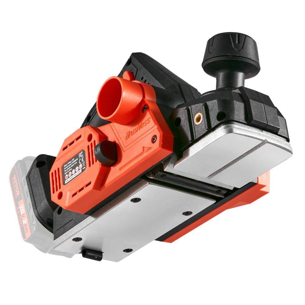 VEVOR Cordless Planer 20V Hand Planer 82mm Width Planing Machine 2mm Planing Depth Electric Planer 16500rpm One-Hand Planer with HSS Blades and Double Dust Outlet System Hobekl Hand Planer