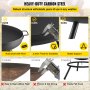 VEVOR Braciere Ciotola Rotonda in Acciaio al Carbonio del Fuoco per Giardino Campeggio Cortile Spiaggia Diametro 77cm, Ciotola 77cm del Braciere da Esterno in Acciaio Profondità 15cm per BBQ Campeggio