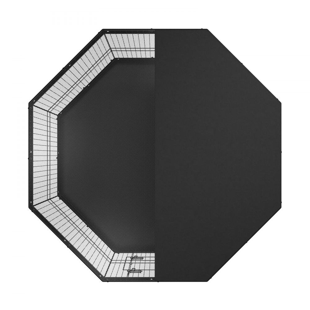 VEVOR Box per Cani Recinto per Cuccioli Gatti Taglia Piccola e Media 8 Pannelli Pieghevoli Metallici 609,6x609,6 mm Uso Esterno Interno, Recinto di Gioco per Animali Domestici con Tappetino Copertura