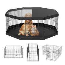 Panoramik Box animali recinto pieghevole portatile 110x62cm interno esterno