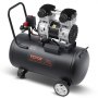 VEVOR Compressore d'Aria, Serbatoio in Acciaio 60 L Compressore d'Aria Senza Olio, Compressore Portatile Ultra Silenzioso da 78 dB per Riparazioni Auto, Gonfiaggio Pneumatici, Verniciatura a Spruzzo