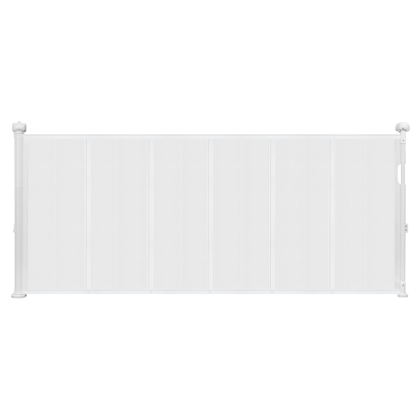 VEVOR Cancelletto di Sicurezza Retrattile, 870 mm di Altezza, Estensibile Fino a 1800 mm di Larghezza, Cancelletto Retrattile per Bambini o Animali Domestici, per Scale Interne, Corridoi, Bianco