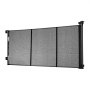 VEVOR Retractable Baby Gate, Extends to 3100 mm Extra Wide, 795 mm Tall, with Reinforced Fiberglass Strips, Avoids Crawling Through, Mesh Dog Gate for Decks, Doorways, Garages, Indoor, Black