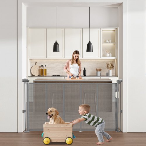 VEVOR Recinto di Sicurezza Estensibile Fino a 195cm Altezza 87cm VEVOR Recinto di Sicurezza Estensibile Fino a 195cm Altezza 87cm