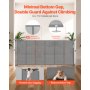 VEVOR Cancelletto Retrattile per Casa 870 mm di Altezza, Estensibile Fino a 1800 mm di Larghezza, Cancelletto di Sicurezza Retrattile per Animali Domestici, Materiale a Rete, Grigio