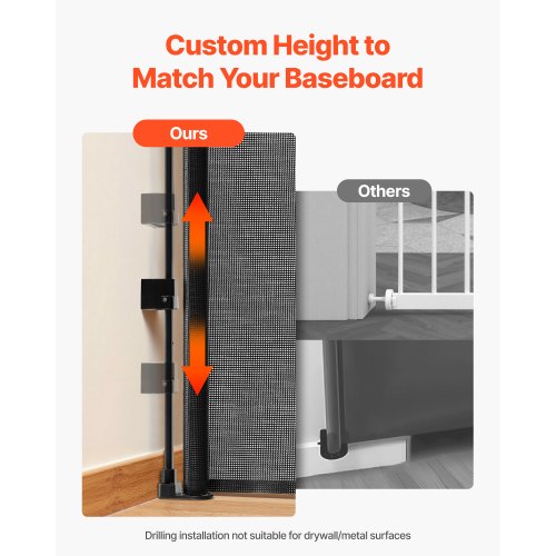 Cancelletto Retrattile In Rete Per Scale – Estensibile Fino A 185 Cm, Con Gancio Anti-fuga, Bianco