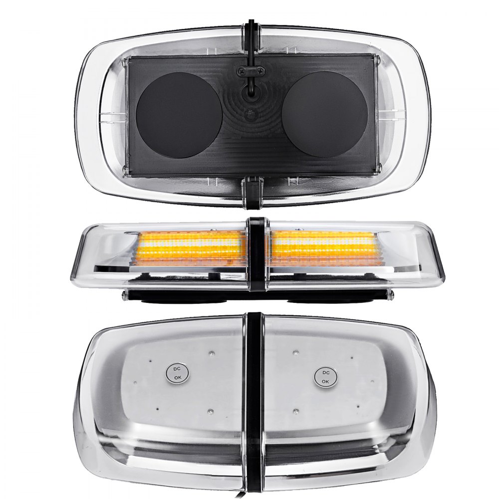 Led Luce Stroboscopica Emergenza Lampeggiante Barra Luminosa Pericolo 66w 3m