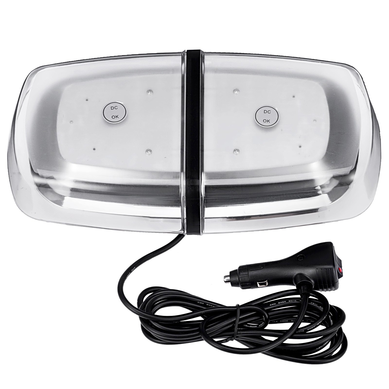 Led Luce Stroboscopica Emergenza Lampeggiante Barra Luminosa Pericolo 66w 3m