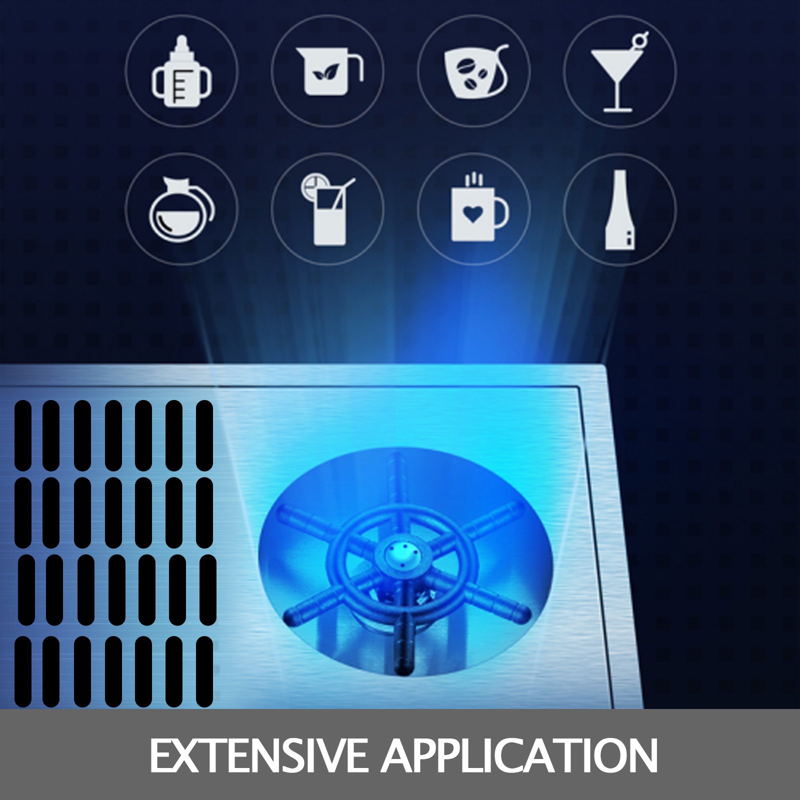 Rondella Di Tazza 350x160mm Sciacquatrice Bicchieri Lavatrice A Tazza