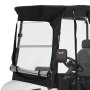 VEVOR Copertura per Carrello da Golf Visibile Antipioggia Copertura per Golf Cart 2 Posti in Tessuto Oxford 600D Impermeabile Finestre in PVC Trasparente Protezione Solare Antipolvere da Esterno