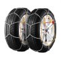 VEVOR Catene da Neve 750/800mm Catene da Neve per Trazione di Emergenza 2 Pezzi per SUV Camion, Catene da Neve in Acciaio Legato al Manganese, per 225/70-15, 235/60-16, 235/50-18, 245/45-18, 245/45-17