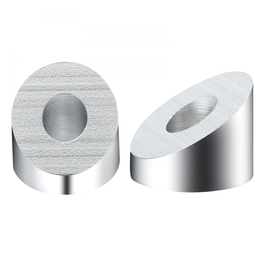 VEVOR Kit ringhiera per cavi da 20 pezzi, manicotti protettivi per ruote da 3,2 mm, coperture di protezione per ringhiera per cavi per installazione multi-angolo di fune metallica da 3,2 mm 4,8 mm