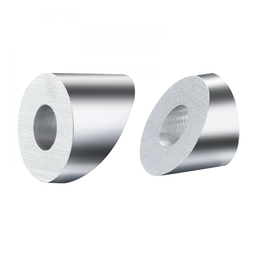 VEVOR Kit ringhiera per cavi da 20 pezzi, manicotti protettivi per ruote da 3,2 mm, coperture di protezione per ringhiera per cavi per installazione multi-angolo di fune metallica da 3,2 mm 4,8 mm