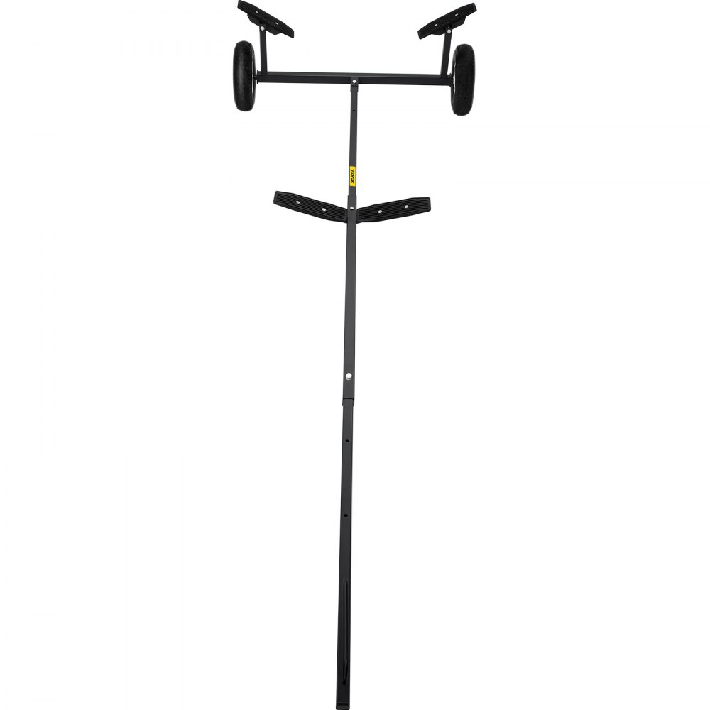 VEVOR Carrello Rimorchio per Barche, Capacità 360 Libbre 163 KG Carrello Porta Barca con 2 Ruote, in Acciaio Inossidabile e Gomma, Rimorchi Trasporto Imbarcazioni Lunghezza regolabile 230-255-280 cm