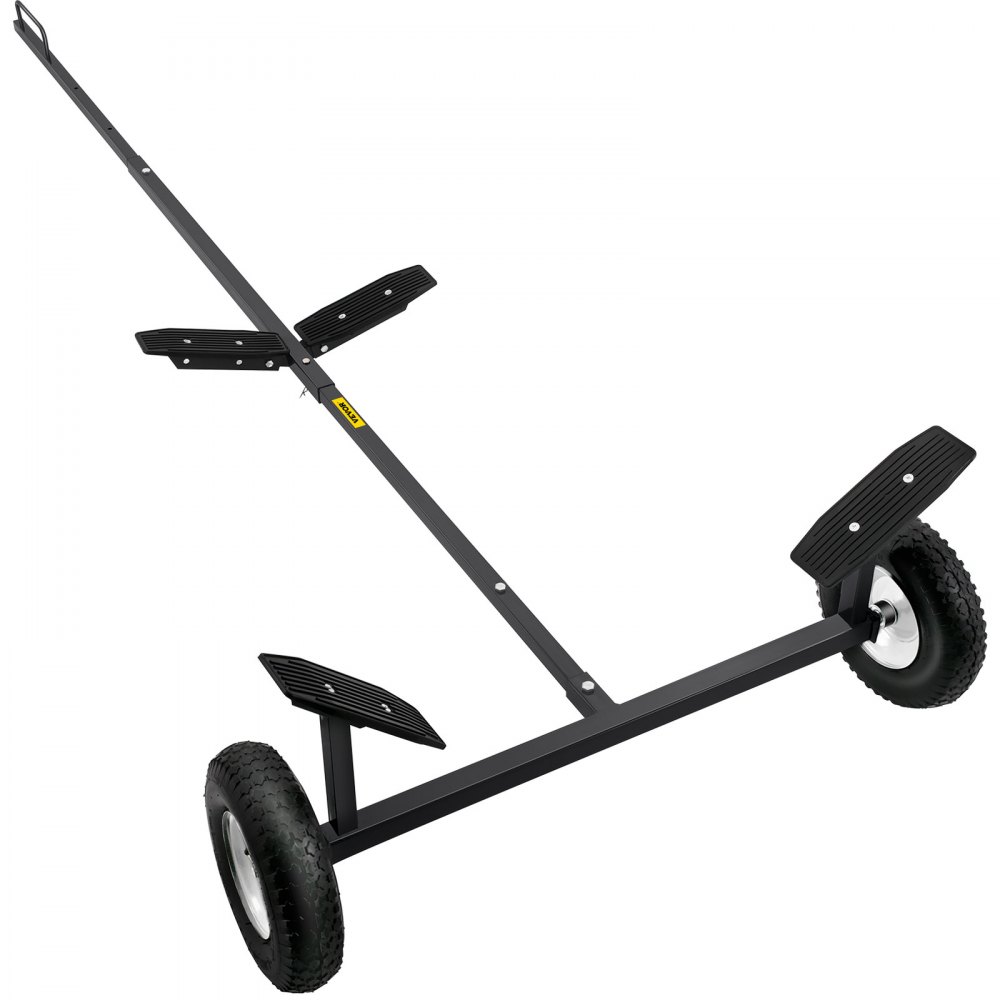 VEVOR Carrello Rimorchio per Barche, Capacità 360 Libbre 163 KG Carrello Porta Barca con 2 Ruote, in Acciaio Inossidabile e Gomma, Rimorchi Trasporto Imbarcazioni Lunghezza regolabile 230-255-280 cm
