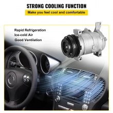 Compressore AC A/C adatto per GMC YUKON 2001 2002 2003-2007 2008 2009 6.0L 5.3L 4.8L