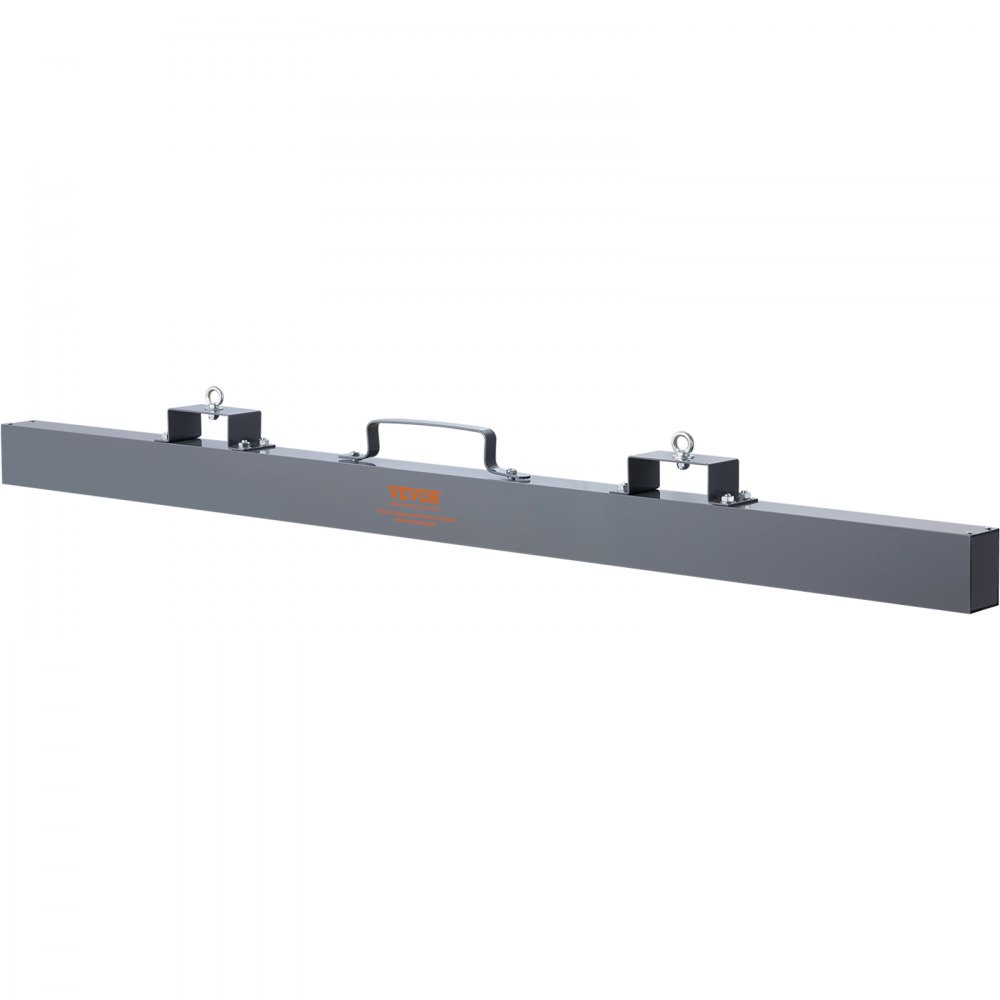 VEVOR Barra Spazzatrice Magnetica da Appendere per Forche di Benne Carrello Massima Forza 47,6kg Lunghezza 183cm, Barra Sospesa Magnetica Raccoglitore di Trucioli Metallici per Pavimenti 183x7,7x20 cm